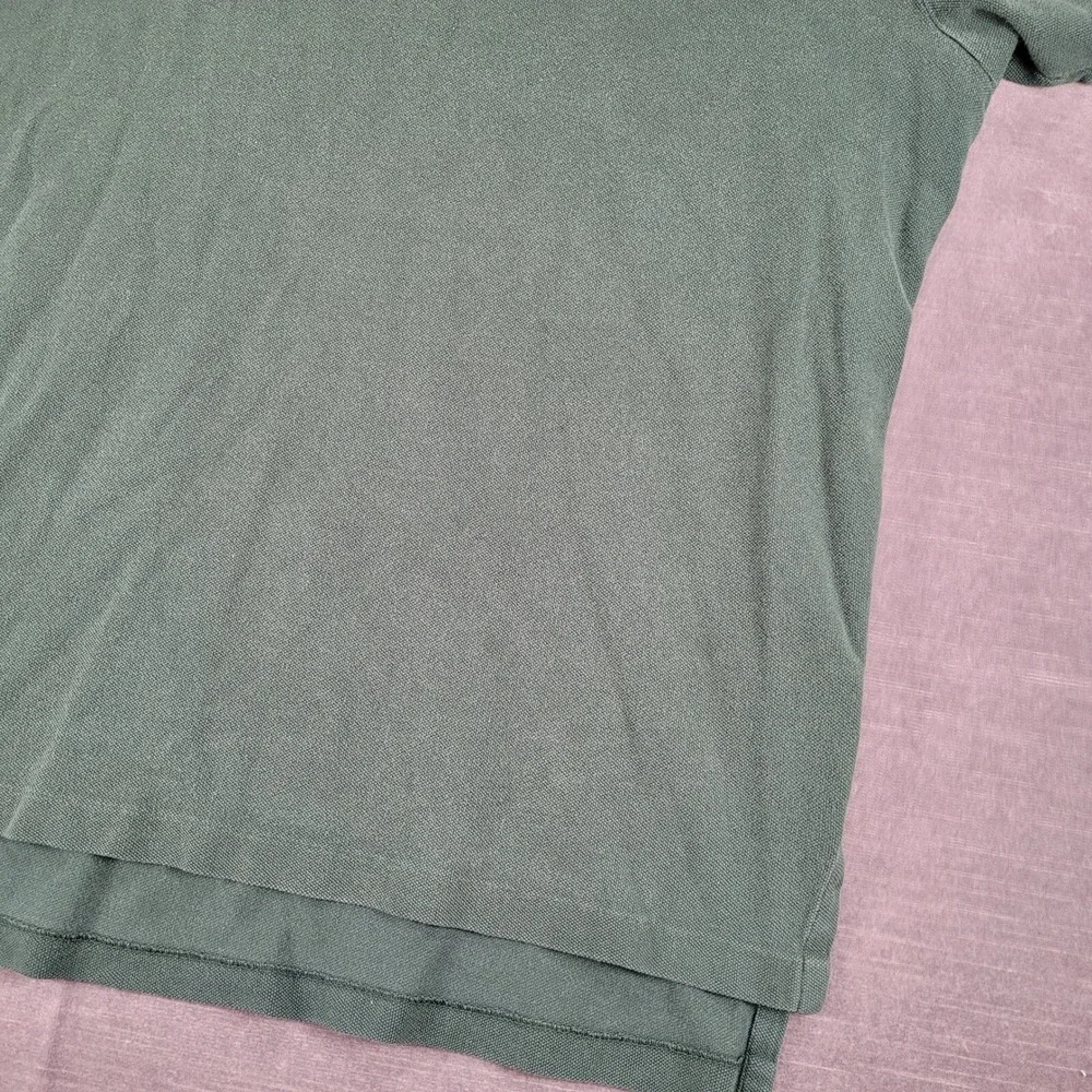 Ralph Lauren‎ Polo Big Pony Rugby Shirt Green Logo Short Sleeve L